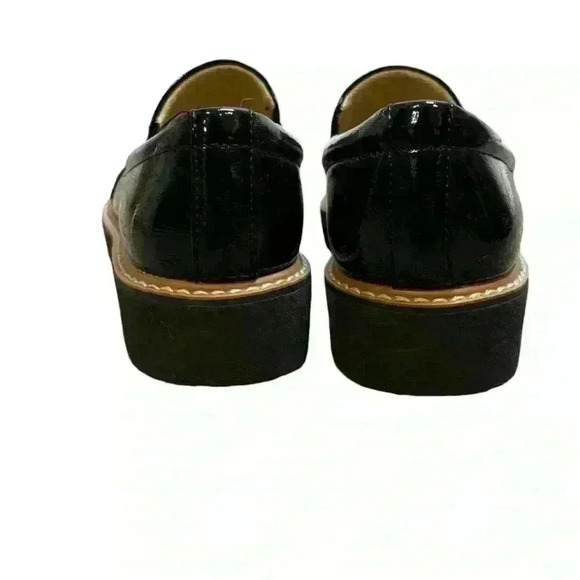 Naturalizer Effie Platform Loafers Slip On Patent Leather Black Womens Size 6 - Picture 5 of 6